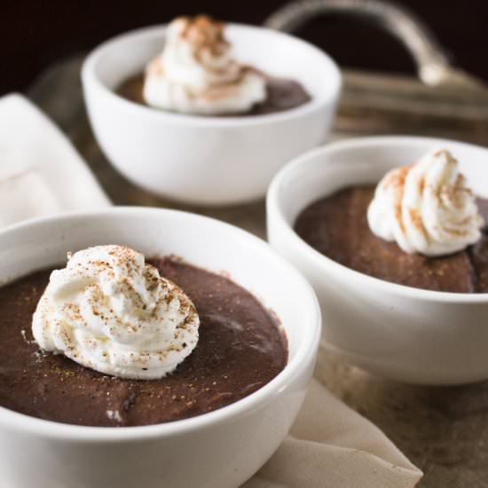 Five Spice Chocolate Pots de Creme