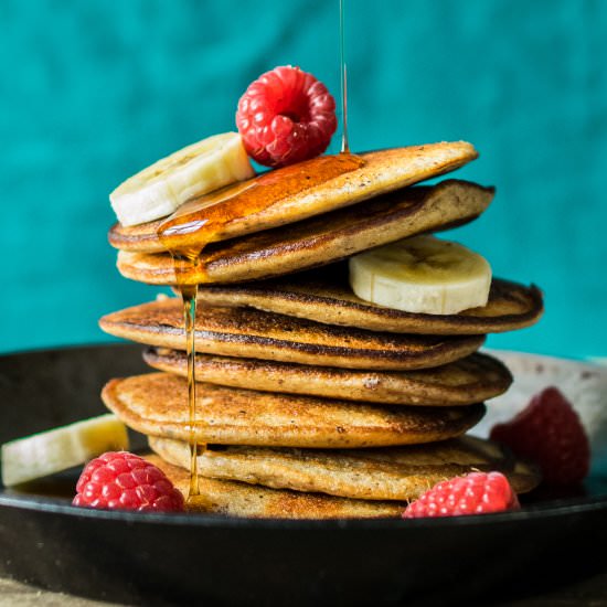 3 Ingredient Paleo Pancakes