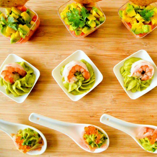 Avocado Canape Trio