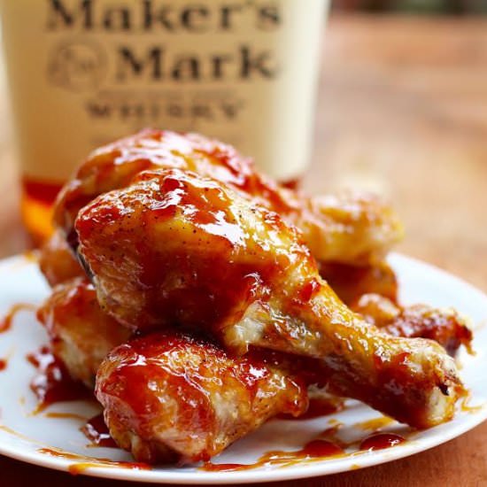 Baked Bourbon BBQ Wings