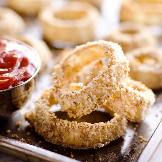 Baked Southwest Onion Rings