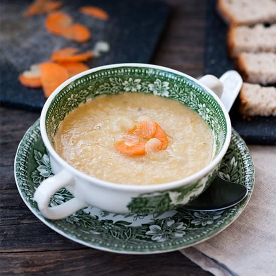 Sweet Potato Soup with Ginger