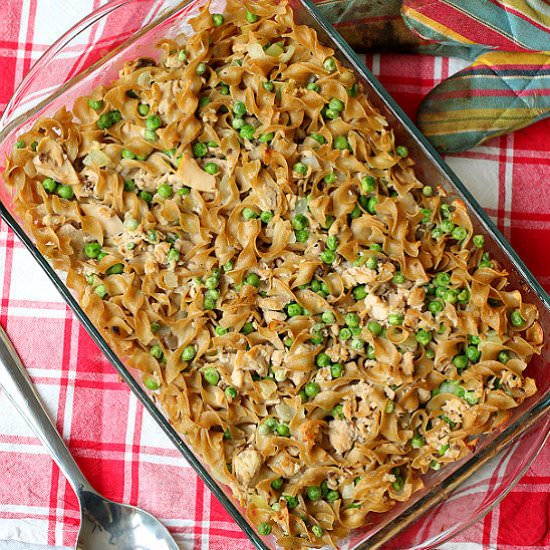Salmon Noodle Casserole