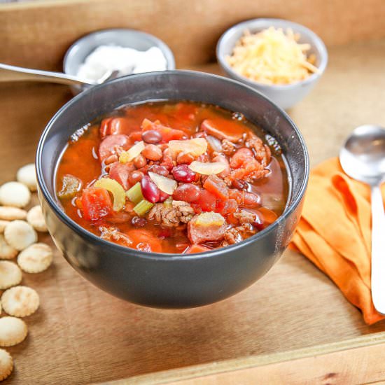Slow Cooker Turkey Chili