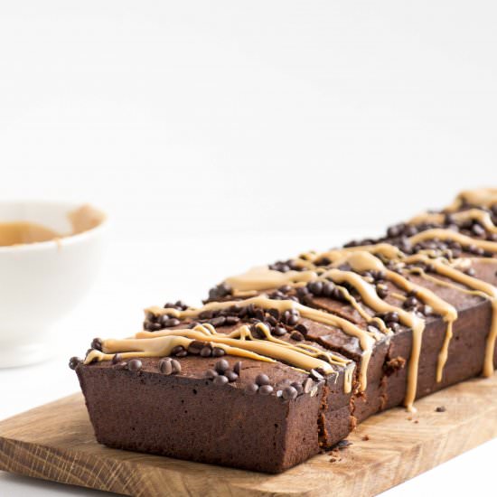 Chocolate Peanut Butter Banana Bread