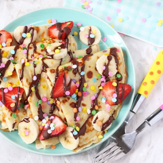 Confetti Sprinkle Pancakes