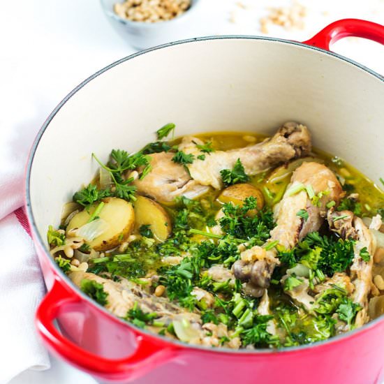 One Pot Spanish Chicken Stew