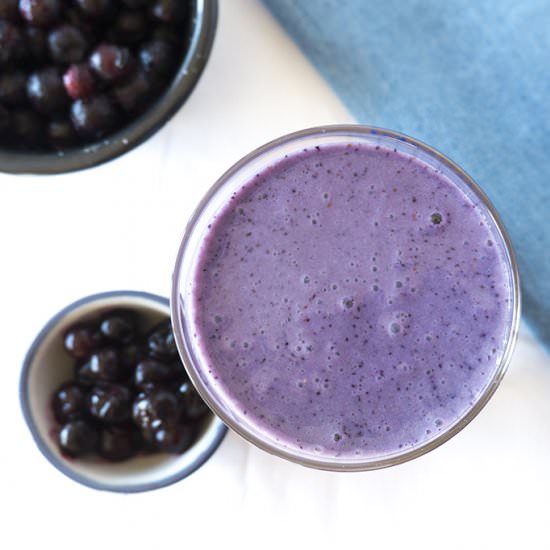 Wild Blueberry Chai Smoothie