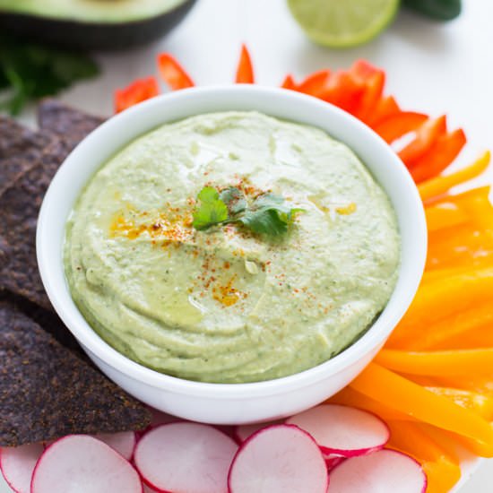 Creamy Avocado Hummus