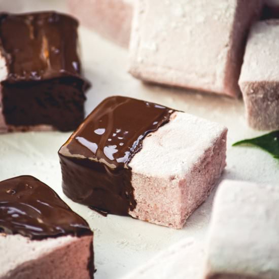 Chocolate Strawberry Marshmallows