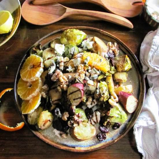 Roasted Brussels Sprout Salad