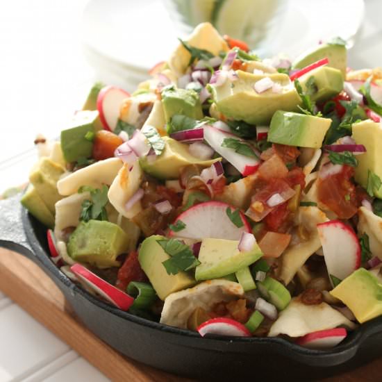 Ultimate Garden Chili Nachos