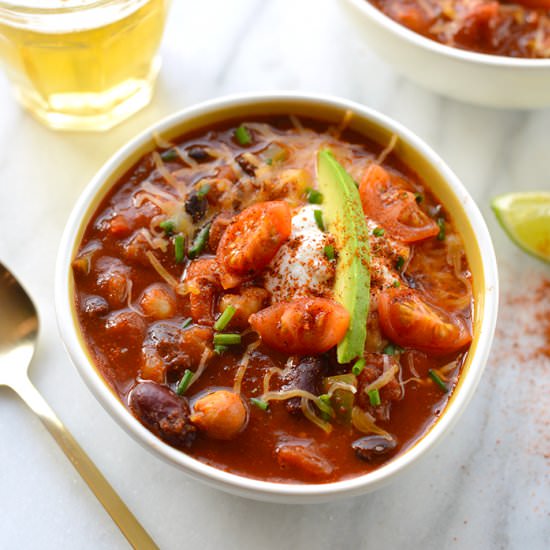 Vegetarian Beer Chili