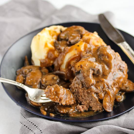 Salisbury Steak with Mushrooms