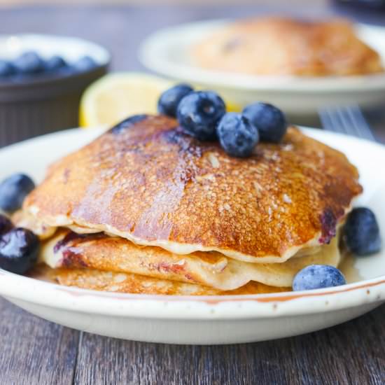 Lemon Blueberry Pancakes