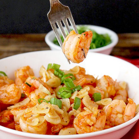 Garlicky Shrimp