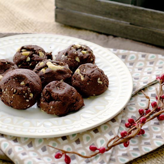 Vegan Chocolate Brownie Bites
