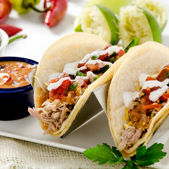 Spicy Pulled Pork Tacos