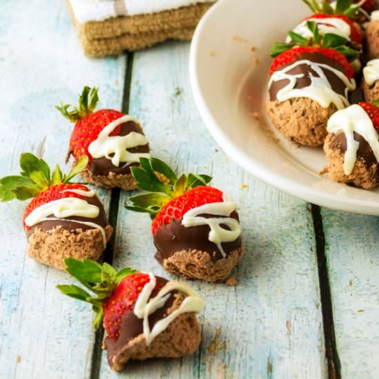Red Velvet Chocolate Covered Strawberries