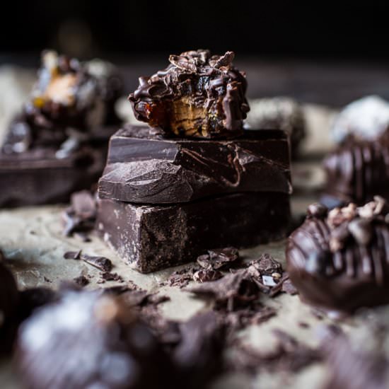 Chocolate Peanut Butter Dates