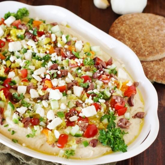 Loaded Hummus Dip