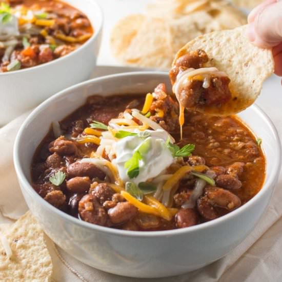 Easy Turkey Chili