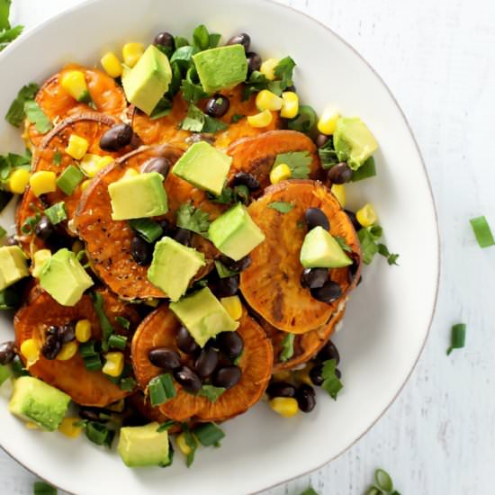 Skinny Sweet Potato Nachos
