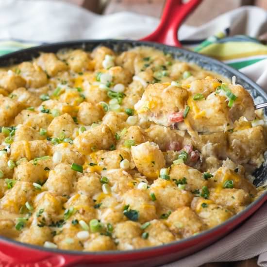Texas Tater Tot Casserole