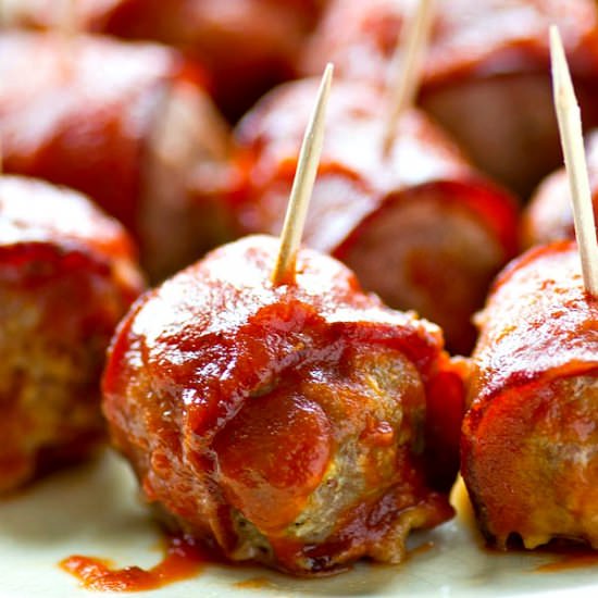 Crockpot BBQ Turkey Meatballs