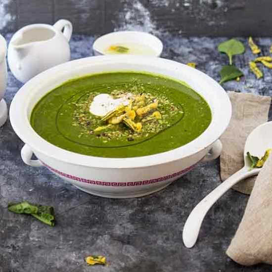 Spinach-Split Pea Soup