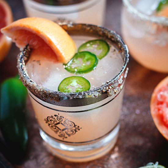 Jalapeño Grapefruit Margarita