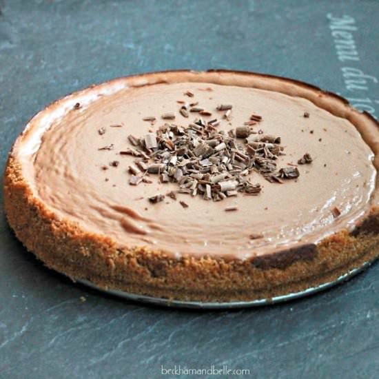 Easy Dark Chocolate Cheesecake