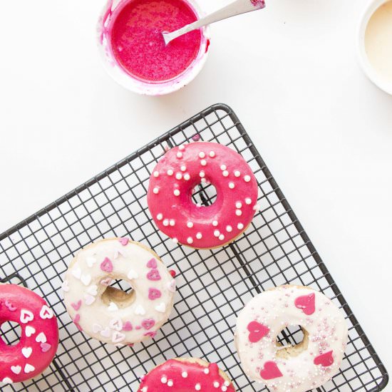 Vanilla Valentines Donuts