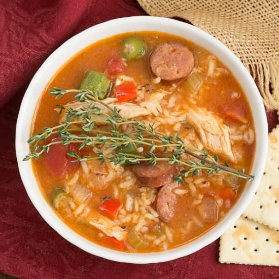 Chicken Jambalaya Soup