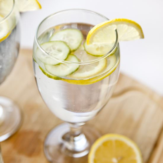 Cucumber Lemon Spa Water