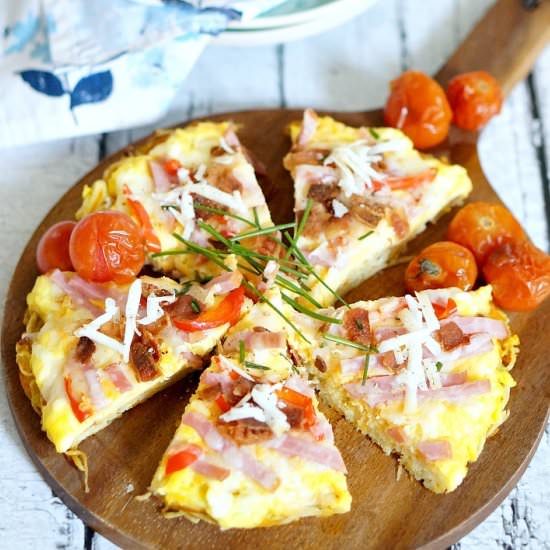 Potato Pumpkin Pancakes and Pizza