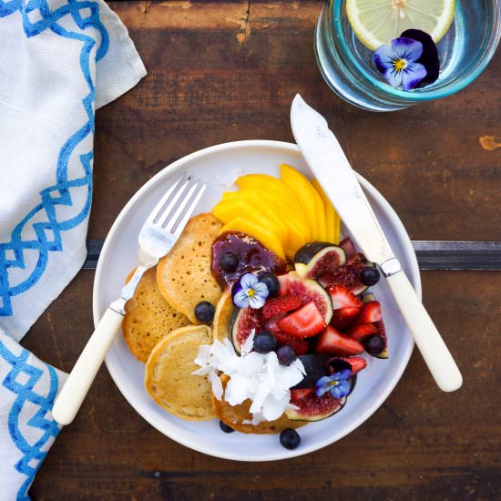 Peanut butter pancakes