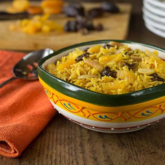 Basmati with Apricots & Almonds