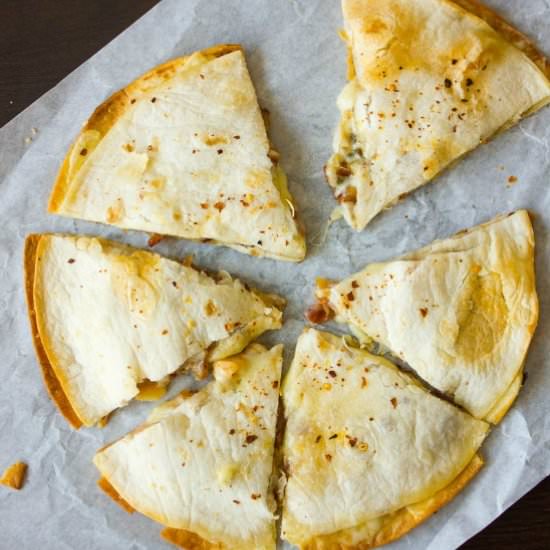 Shrimp and Bacon Quesadillas
