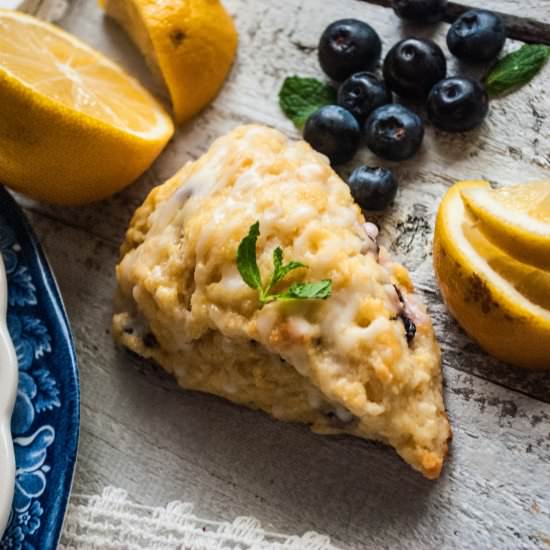 Lemon Blueberry Scones