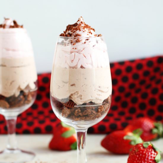 Chocolate Strawberry Mousse for Two