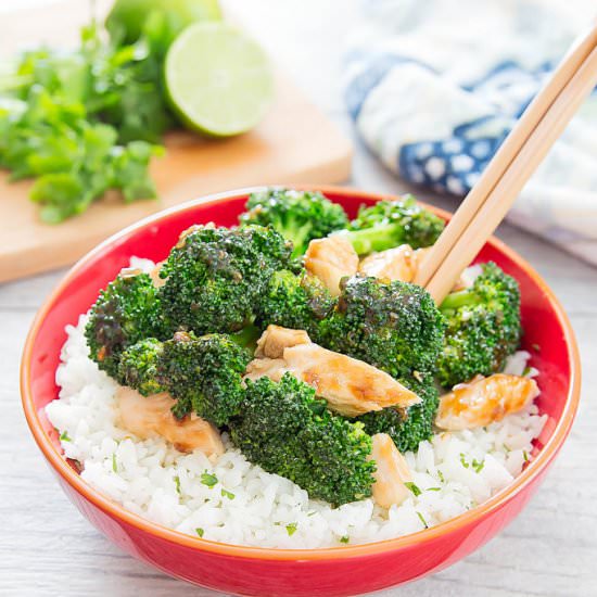 Chicken Broccoli Garlic Stir Fry