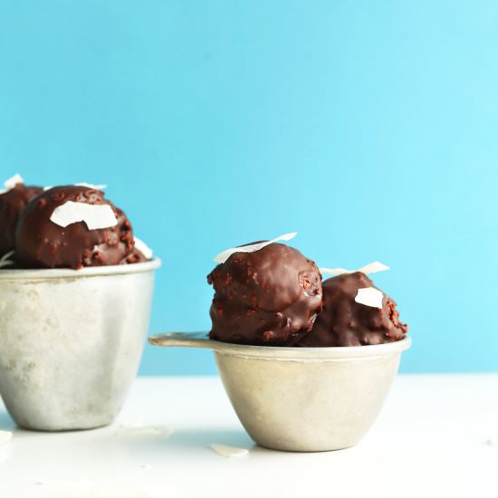 Raw Double Chocolate Macaroons