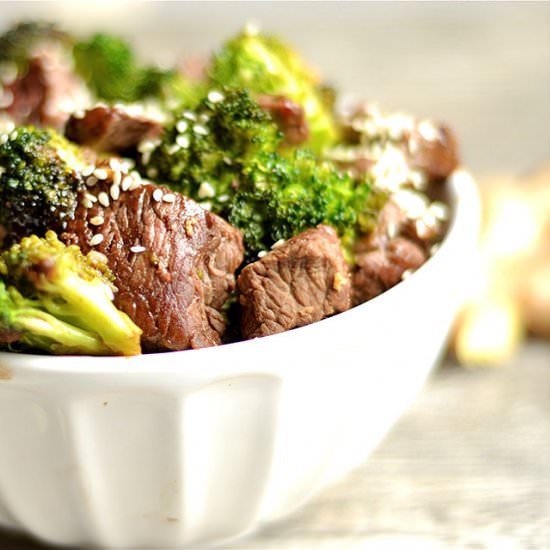 Ginger Beef and Broccoli