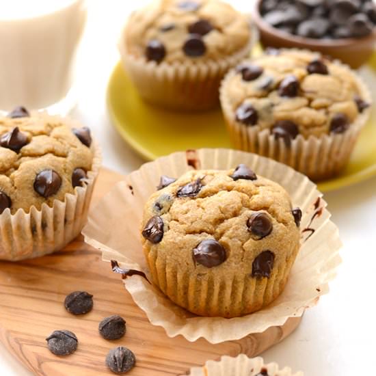 Banana Chocolate Chip Muffins