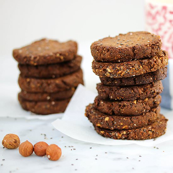 Hazelnut Chia Cookies