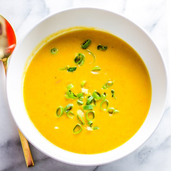 Curried Butternut Squash Soup