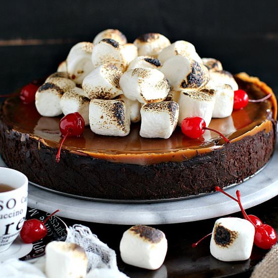 Chocolate Caramel Cheesecake