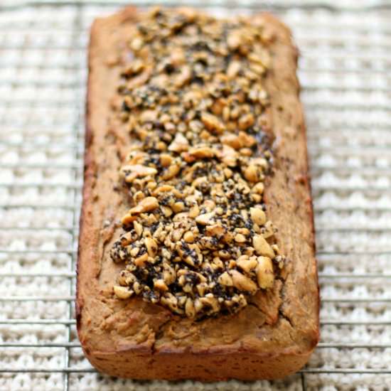 Peanut Butter Espresso Banana Bread