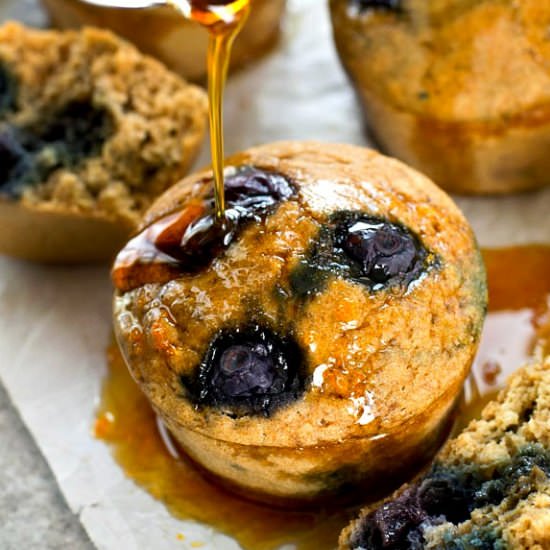 Blueberry Pancake Muffins